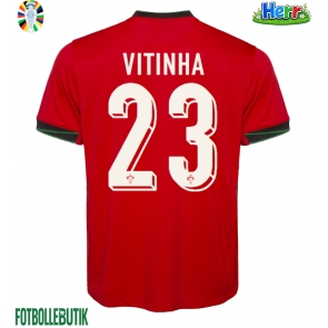 Portugal Vitinha #23 Hemmatröja EM 2024 Kortärmad